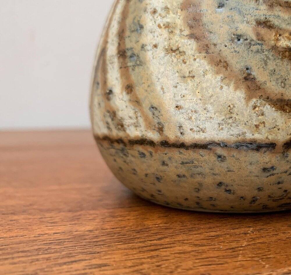 Mid-century Danish vase from Søholm pottery workshop, 1960s.