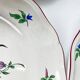 Set of 6 flat plates KG Luneville – Réverbère model