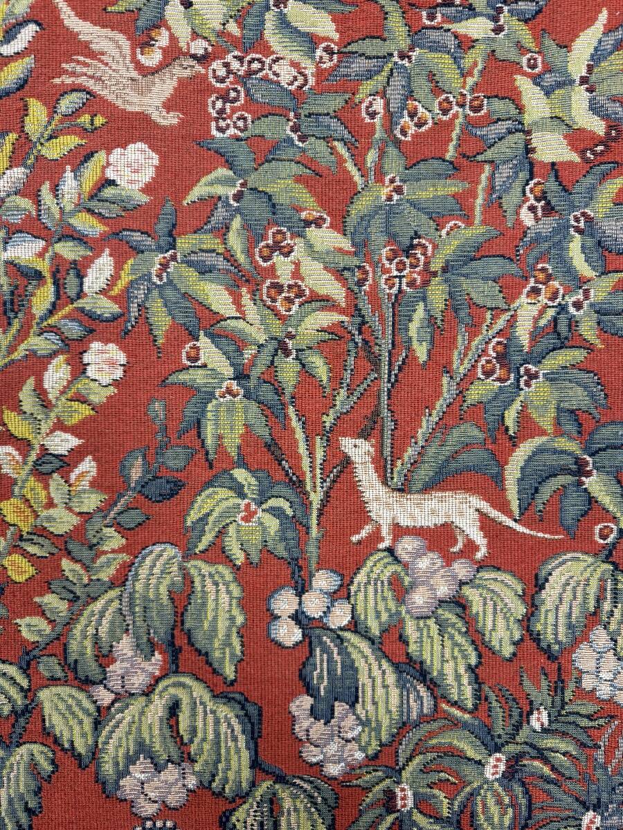 Medieval-style wall tapestry, courtly scene, 20th century