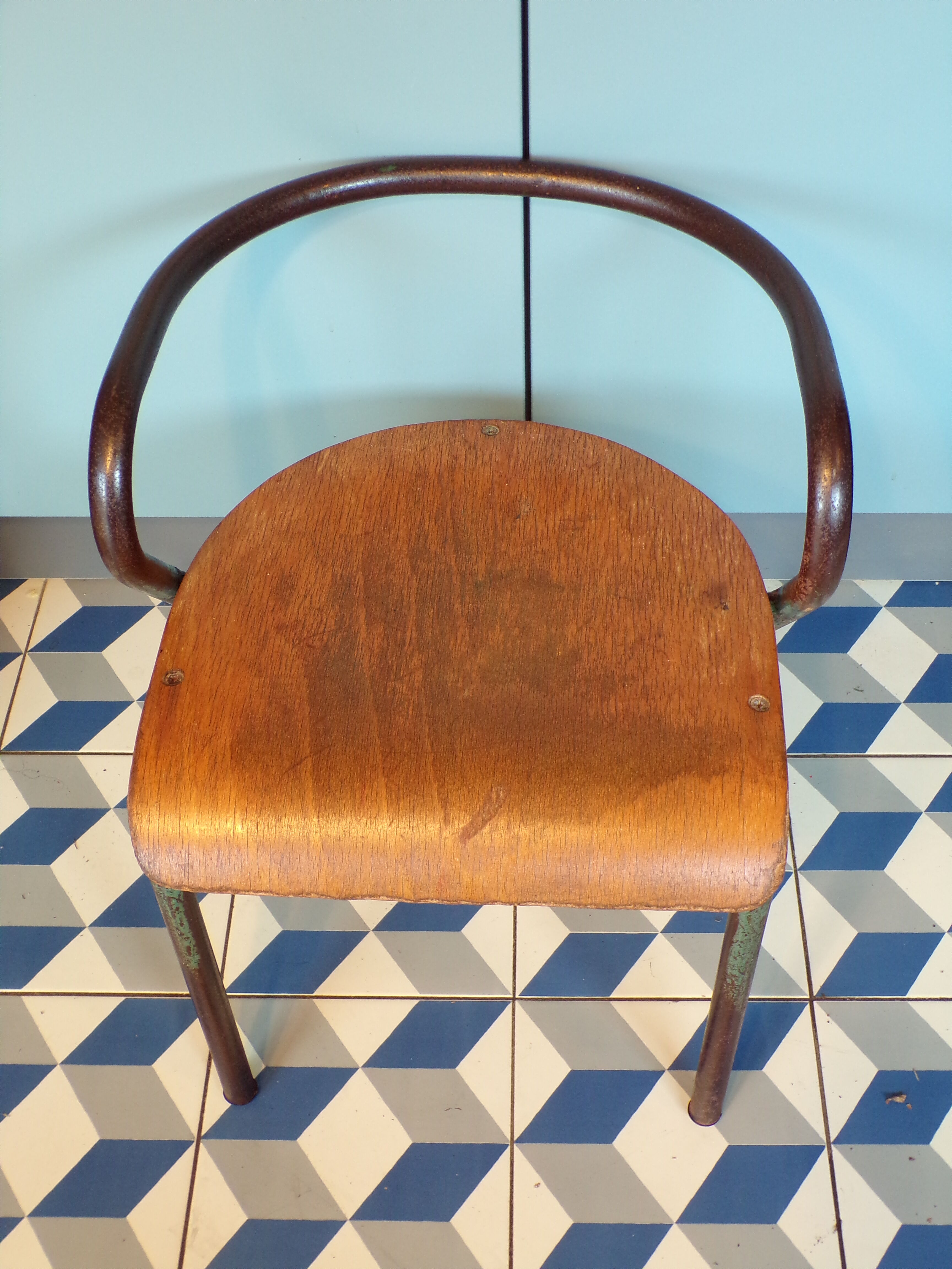 Chaise Hitier enfant vintage