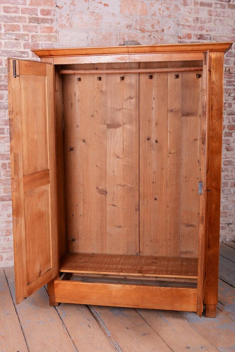 Neo-Classical Wardrobe in Ash, Czech, 1820s
