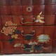 Sewing box or lacquered wood storage Japan early XX