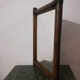 Vintage rattan mirror
