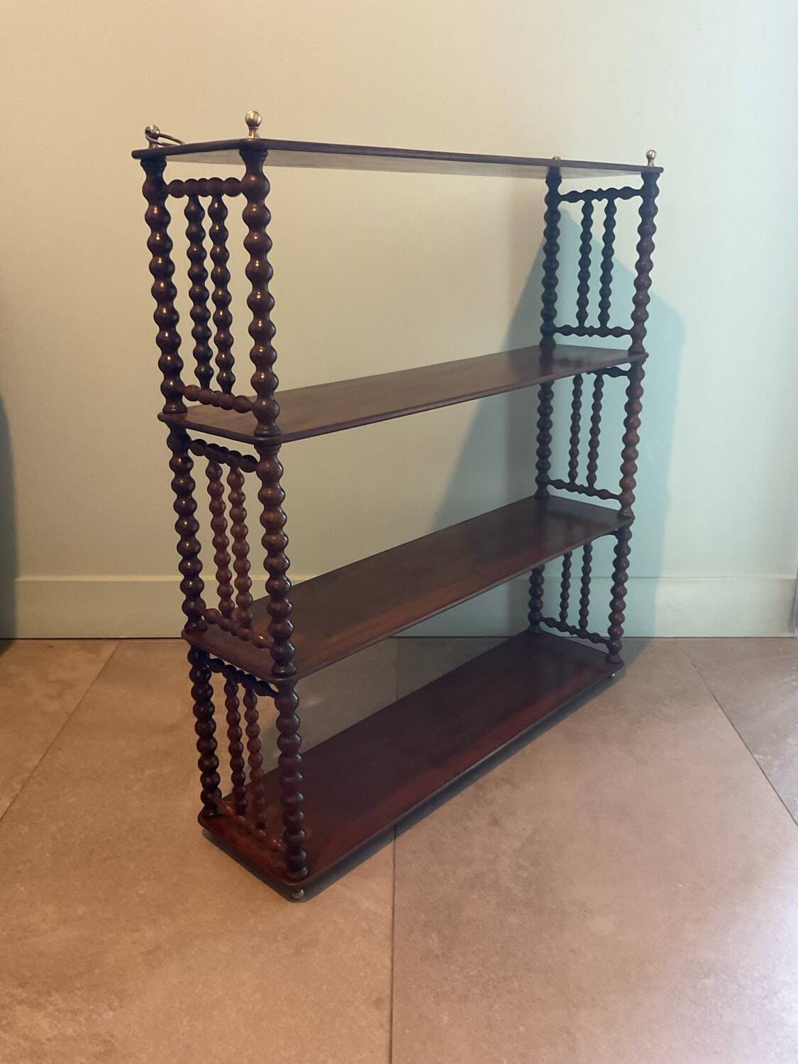 Mahogany wall shelf to hang