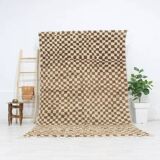 Handmade wool Berber rug 265 X 170 CM