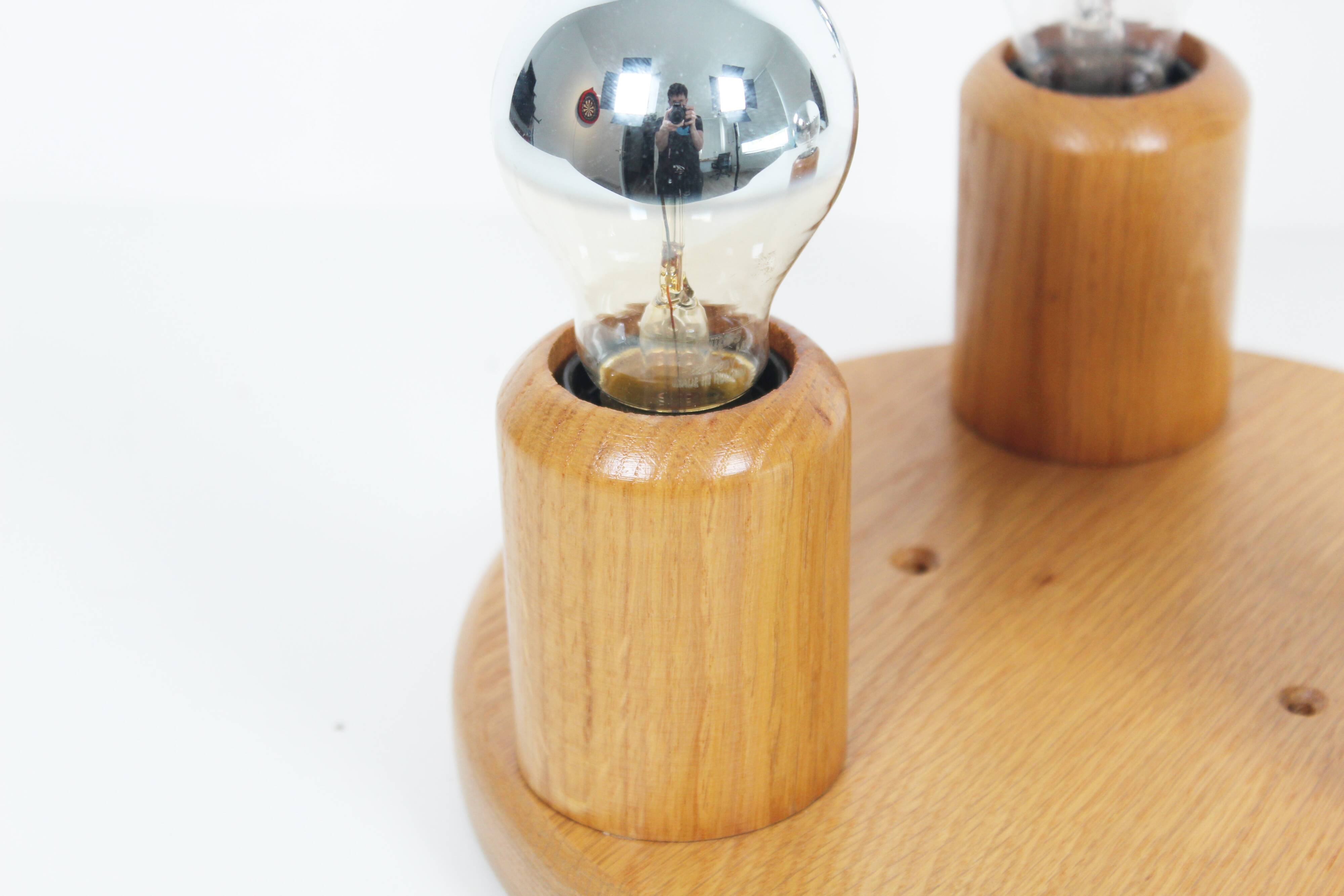 Vintage 1970's old stock 'Japandi' style ceiling or wall light