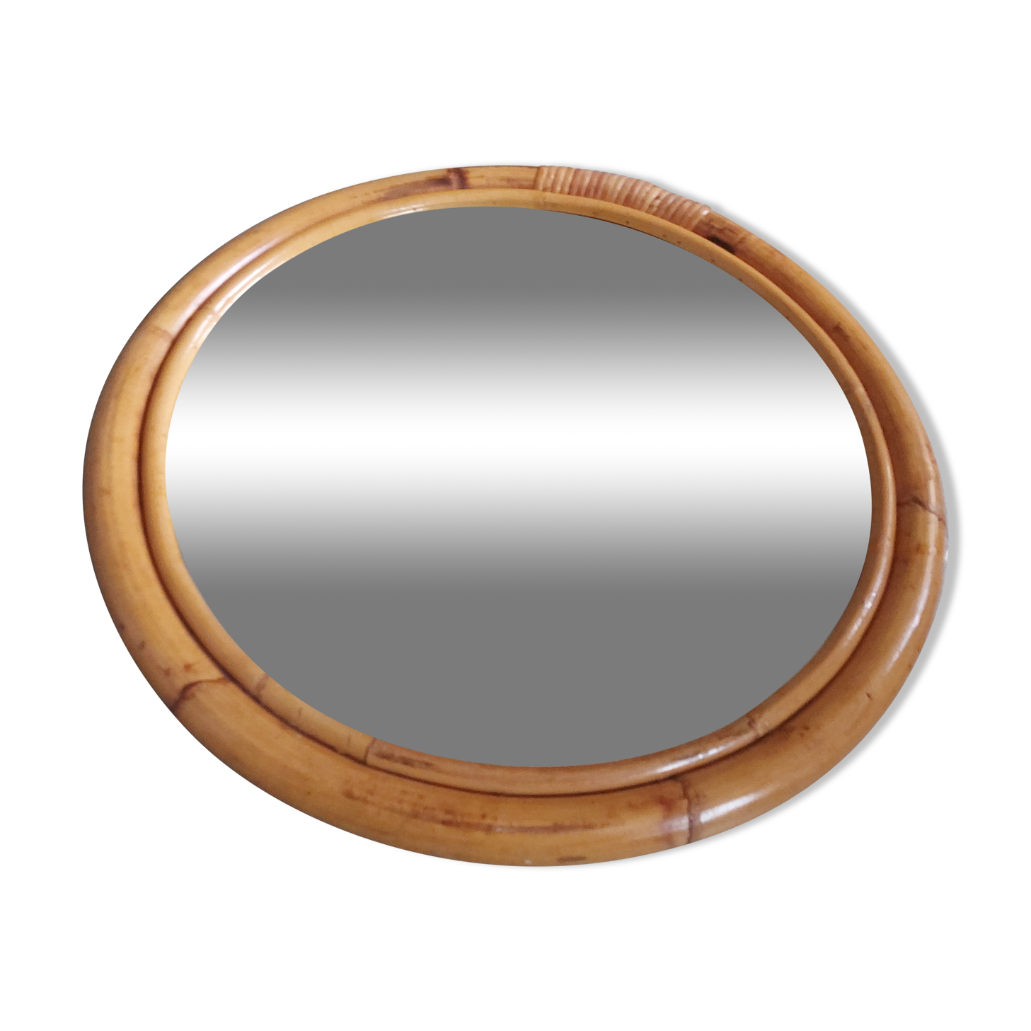 Miroir en bambou