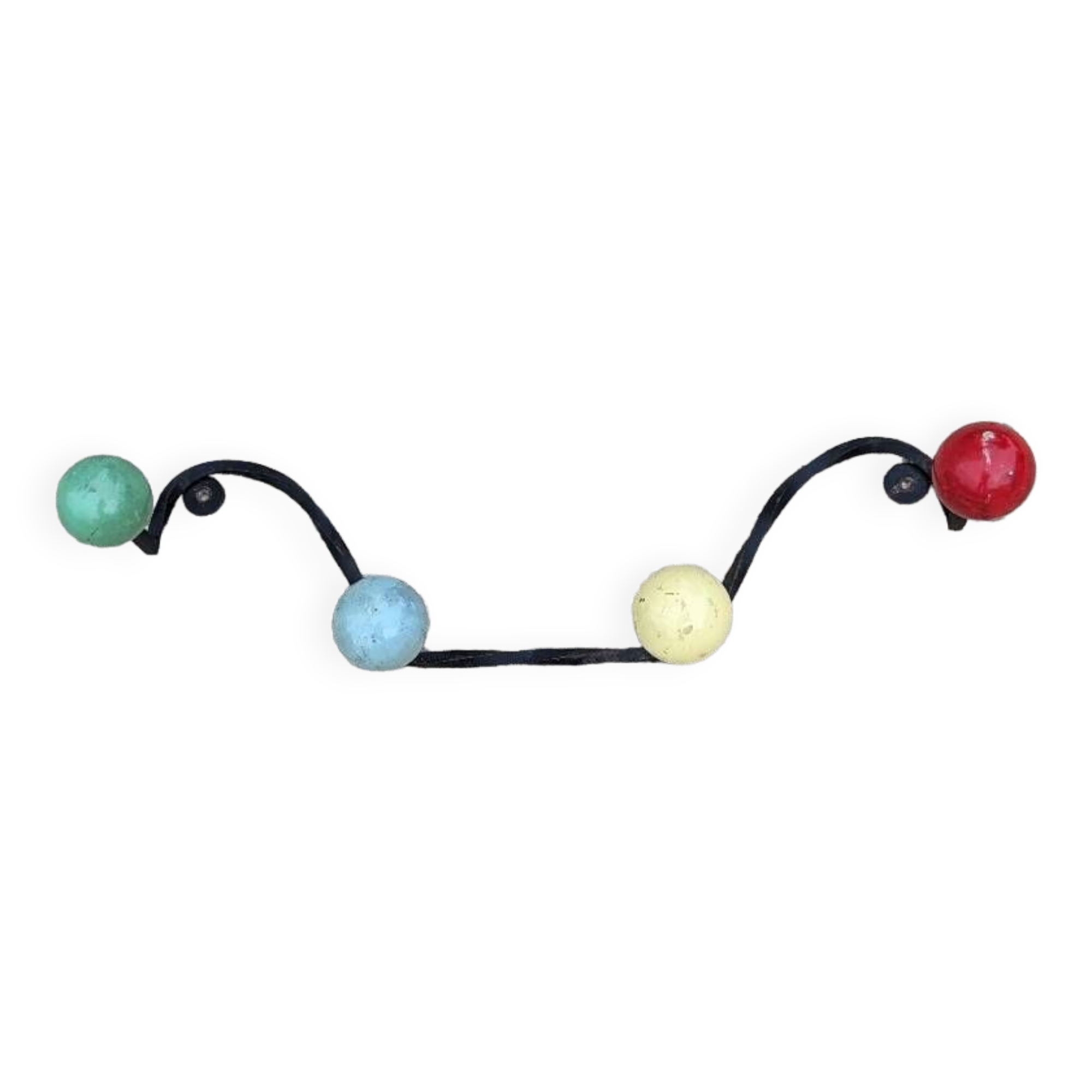 Vintage ball coat racks