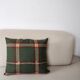 Housse de coussin tartan