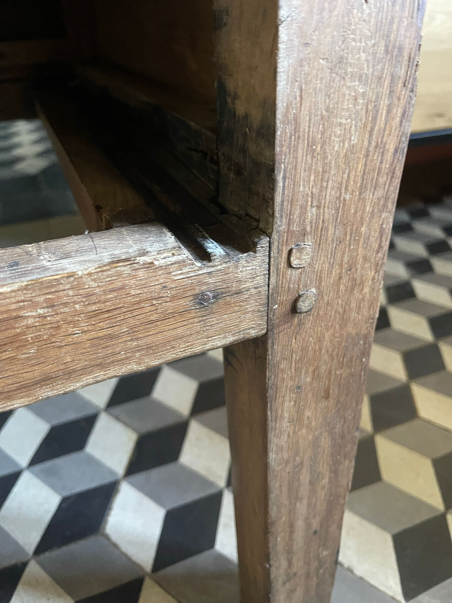 Old farmhouse coffee table
