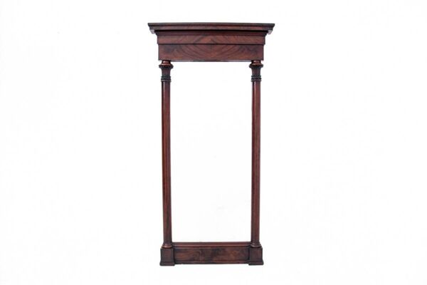 Miroir Biedermeier antique, Europe du Nord, vers 1860.