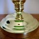 Lampe de notaire opaline verte vintage