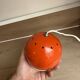 Eyeball Magnet Table Lamp – Orange & Chrome Metal (1970s)