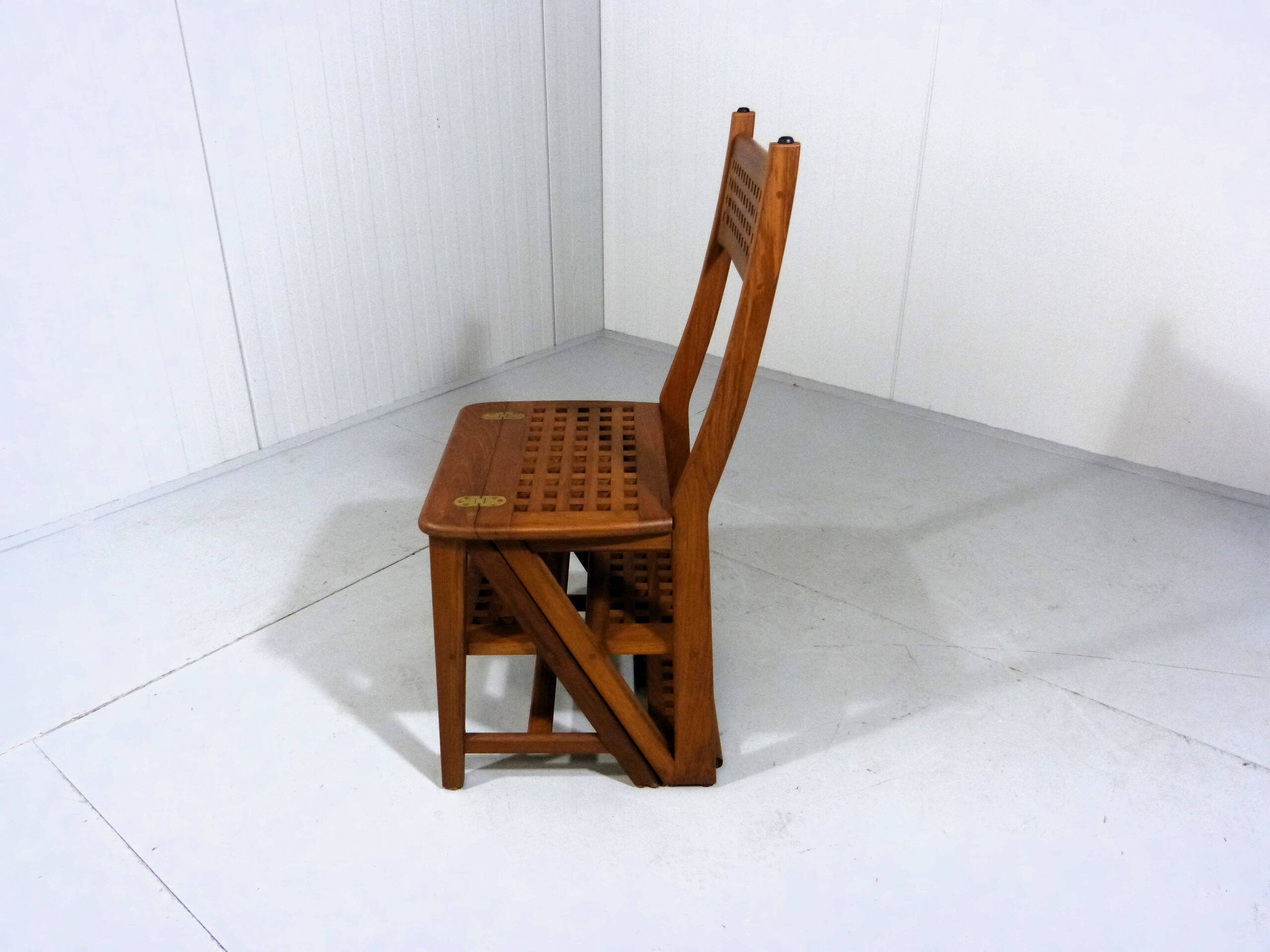 Teak library step chair, Denmark