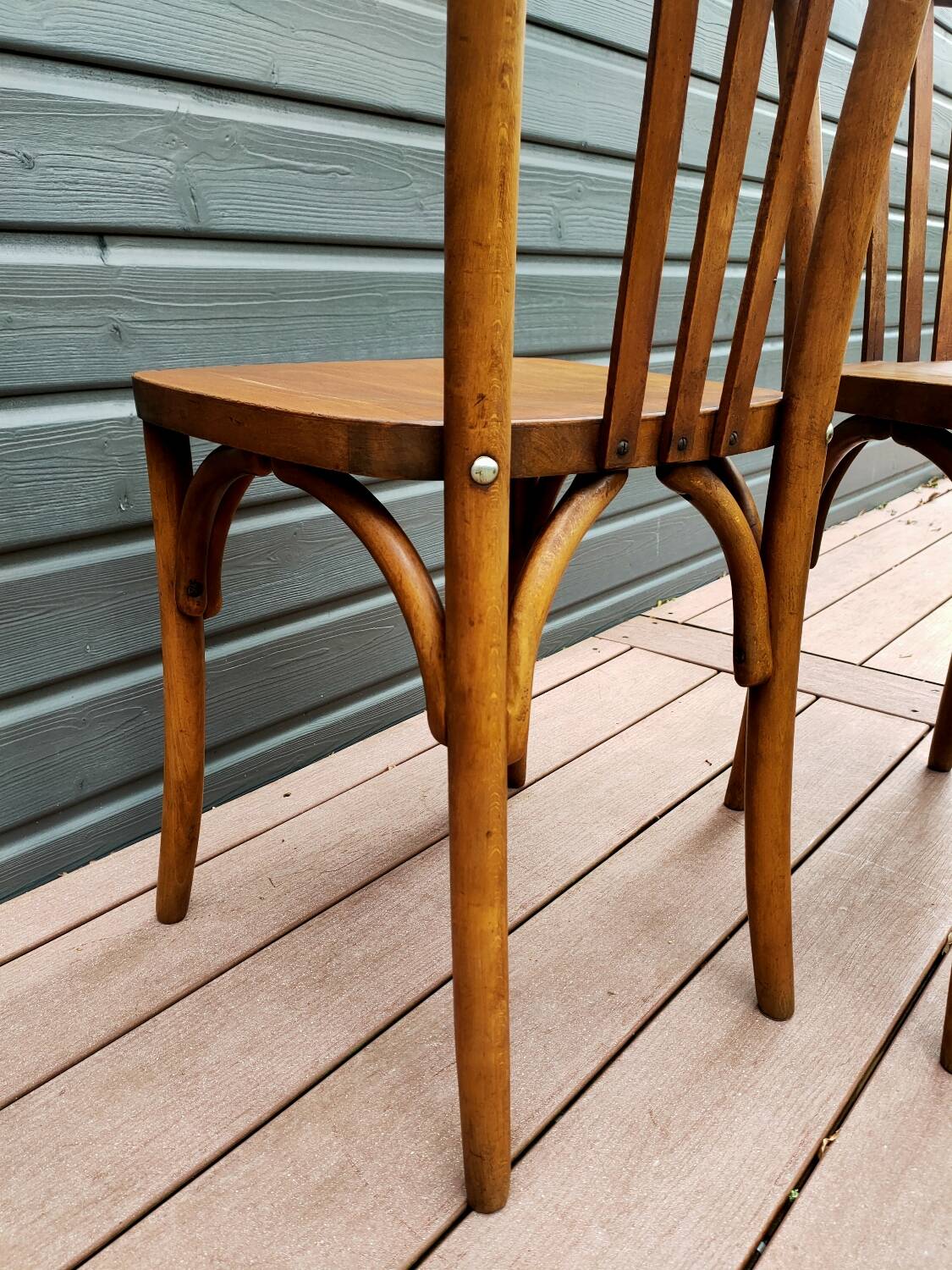 Pair of Luterma bistro chairs