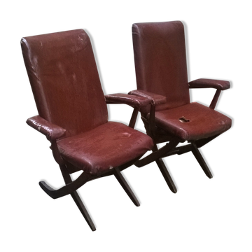 Fauteuils en palissandre Danemark