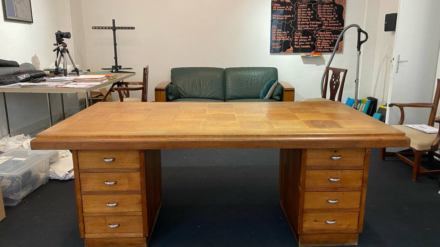 Very large desk from the 1930s.