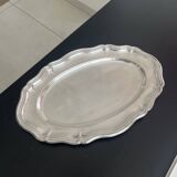 Silver-plated metal tray 1900 hallmark hke
