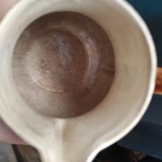 Cruche vintage en majolique française