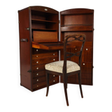 Starbay nautical steamer trunk campaign desk – 20th century