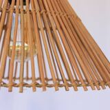 Bamboo Light, 40cm coni style, Boho Pendant Light