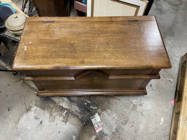 small oak chest