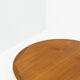 Table basse en teck rond vintage