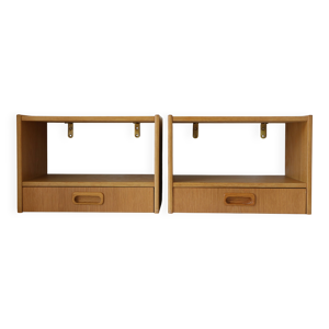 2 tables de chevet murales