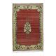 1970s Vintage Turkish Handmade Wool & Cotton Red Area Rug 239x363
