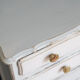 Semainier chest of drawers skated high wood blue and white - floral patterns