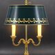 Bronze Bouillotte Lamp in Louis XVI Style with Two Lights "Lucien Gau"