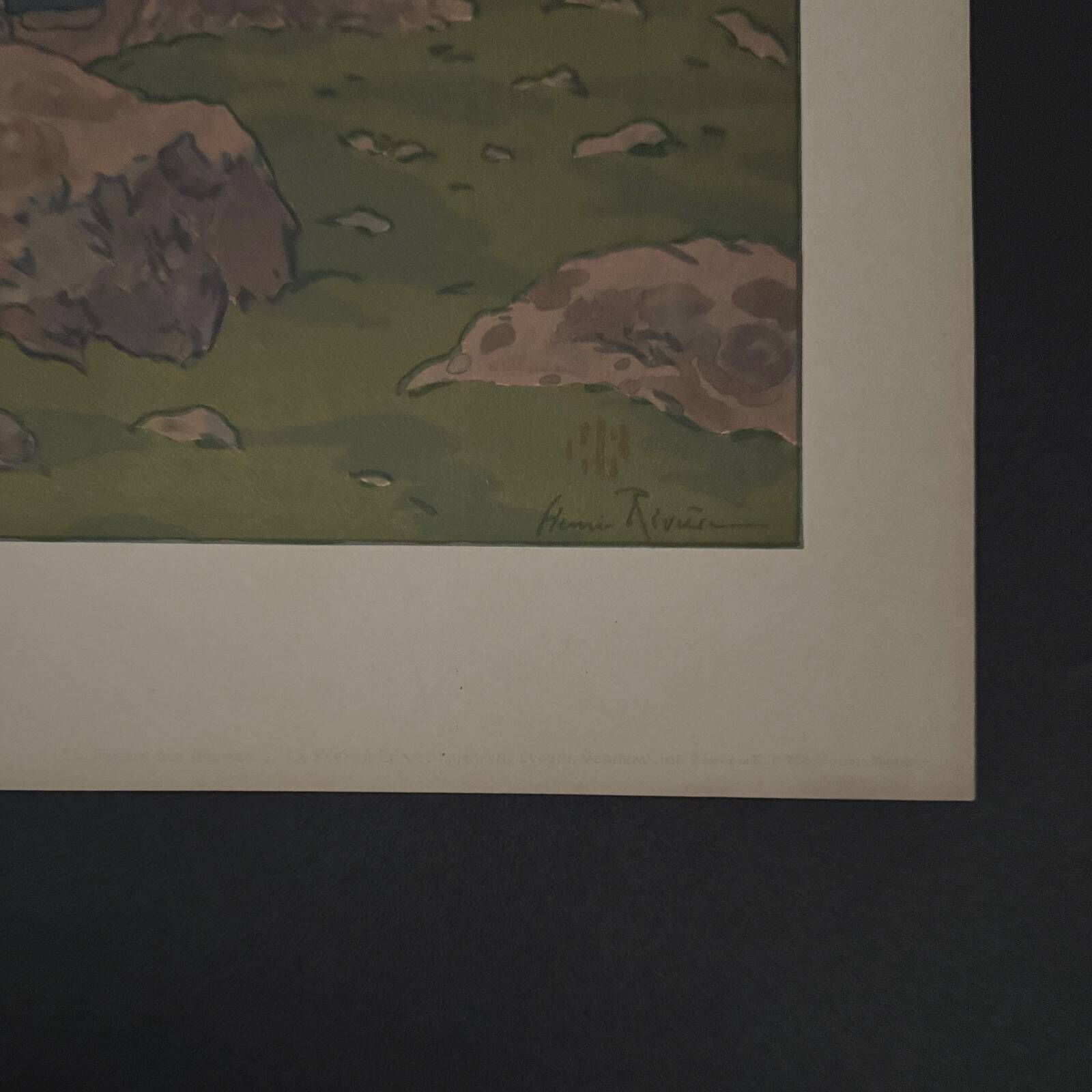 Lithograph by Henri The Fairy of the Hours - The Full Moon