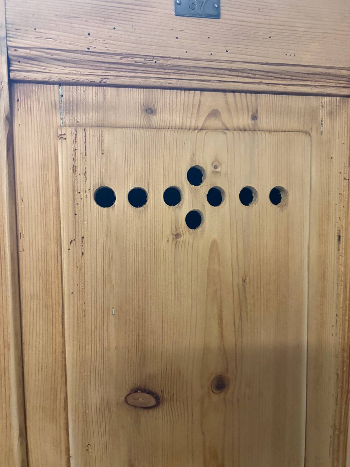 Wooden wardrobe