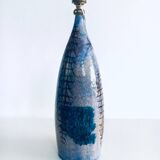 Mid-Century Design Art Studio Ceramic Table Lamp by Cacf Faenza, Italy, 1950s