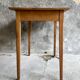 Vintage drawer table or desk in light wood 1950