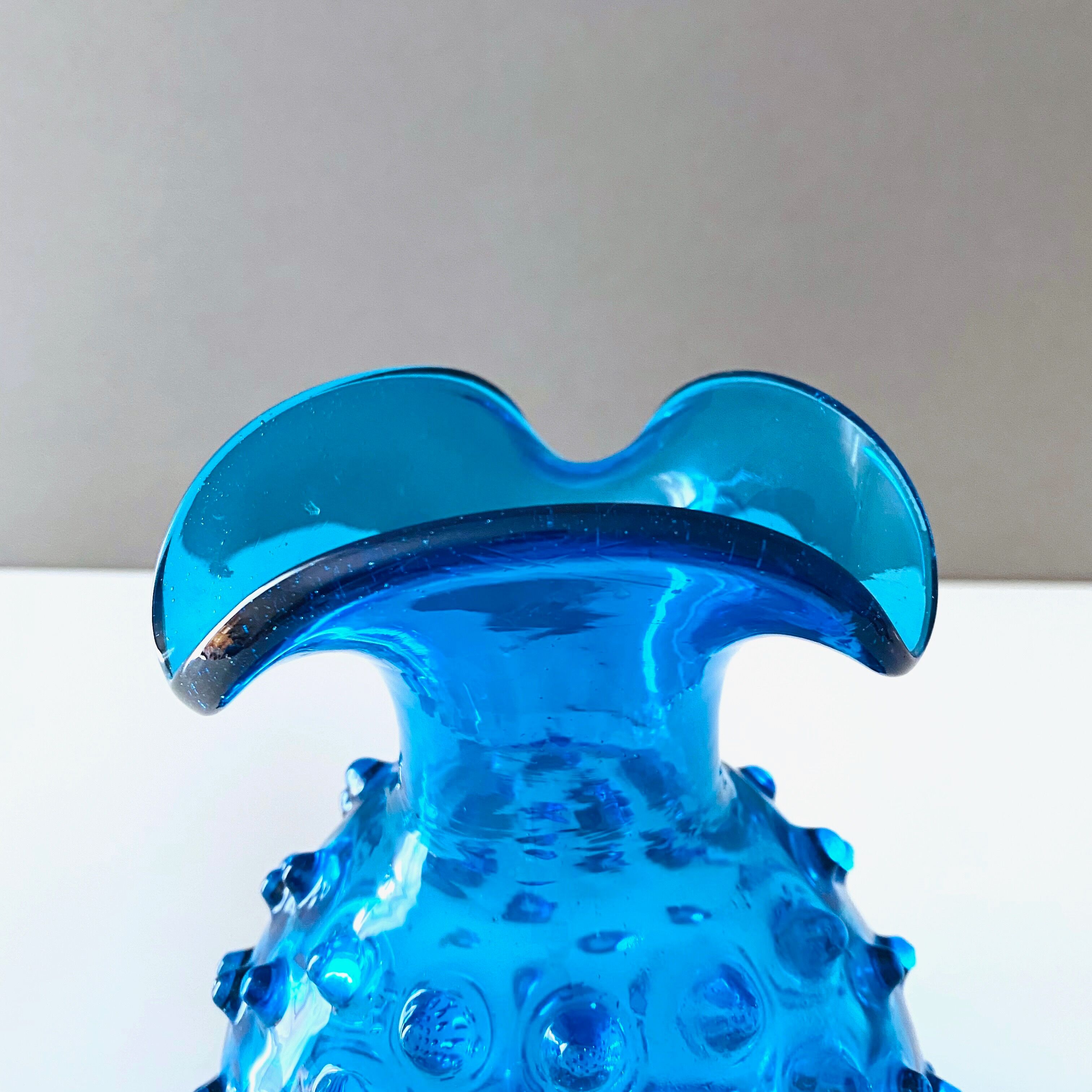 Vintage vase turquoise, pop art, 70's