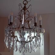 Large crystal chandelier from the 1st half of the 20th century.
