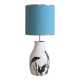 Ceramic and brass table lamp, 1960s.