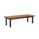 Danish teak coffee table with metal base, 1960s