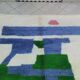 Traditional handmade Berber rug, size 150 x 250 cm