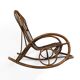 Rohé Noordwolde bent wicker / rattan rocking chair