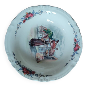 Deep dish, large deep plate