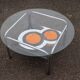 Table basse céramique, design vintage 1970
