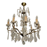 Louis XV style cage chandelier with 8 lights
