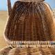 Vintage wicker picnic basket