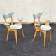 Pair of wooden armchairs, 1960