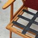 Pair of green-red boomerang armchairs by Antonin Suman for Ton (Thonet) 19