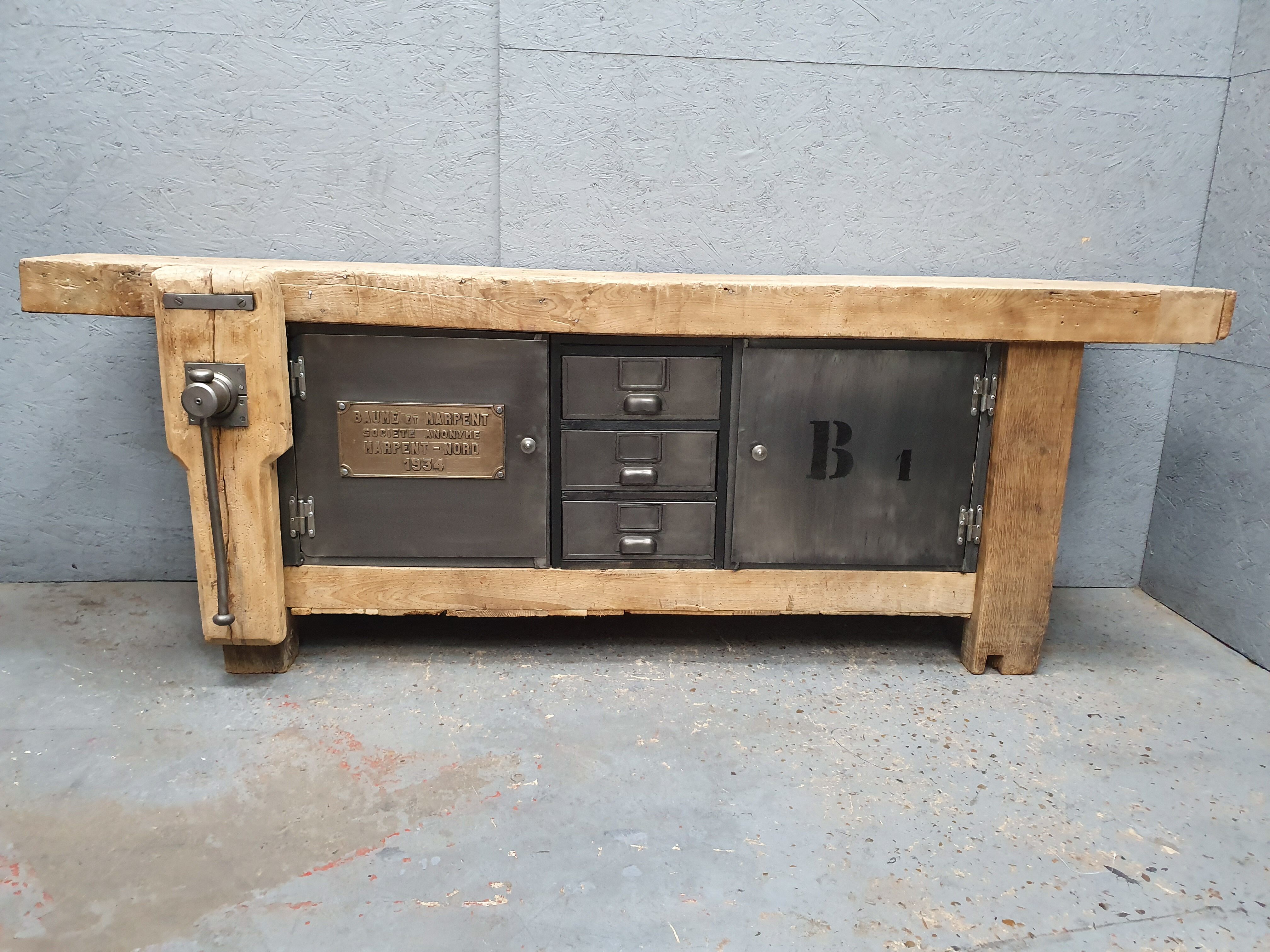 former established industrial elm and oak brass plate