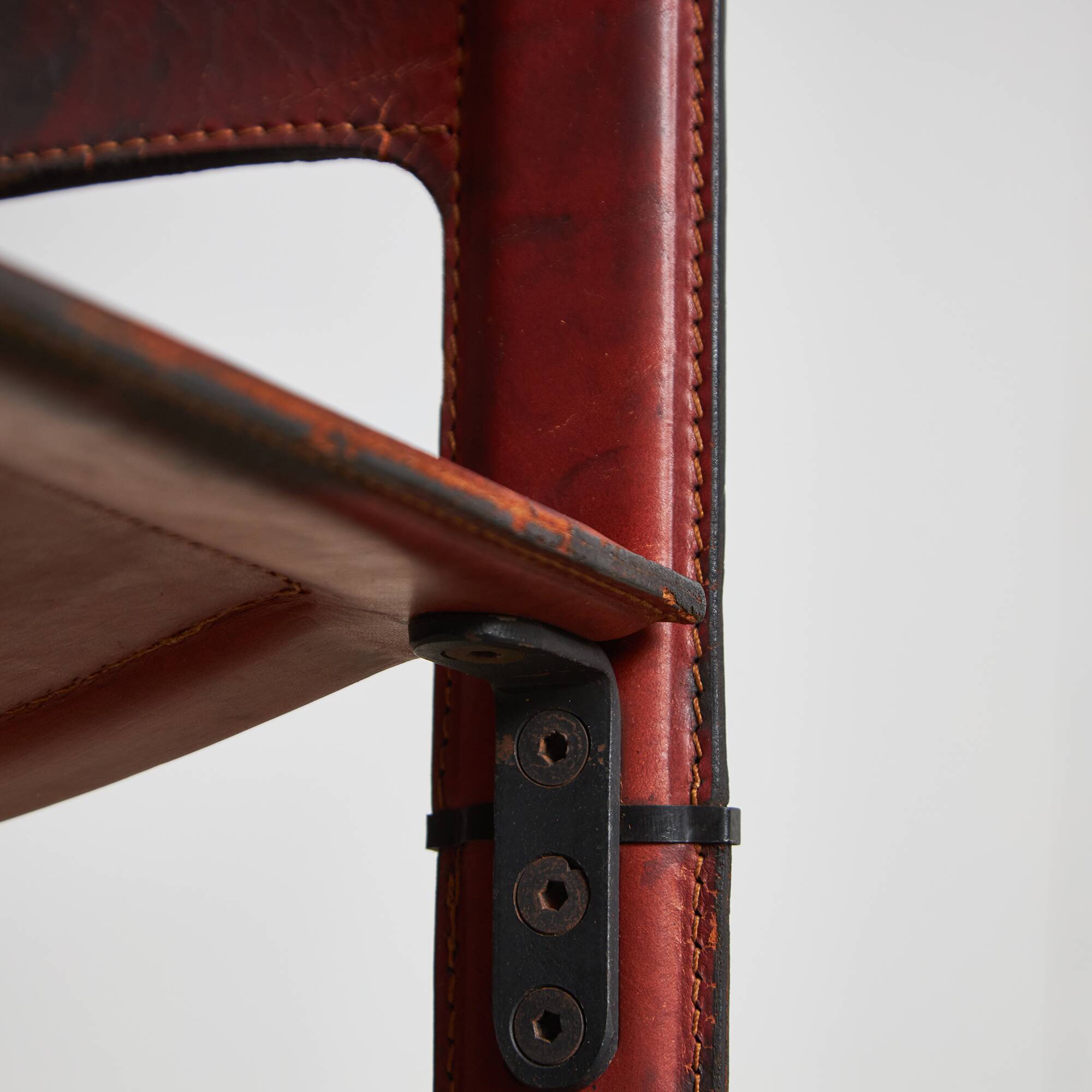 Set of 4 Sistina Strap Chair by Tito Agnoli for Matteo Grassi, 1980s