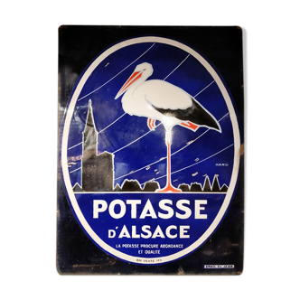 Plaque émaillée Potasse d’Alsace